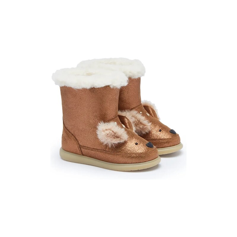 Donsje sběhule dětské kožené Meloniek Boots Deer