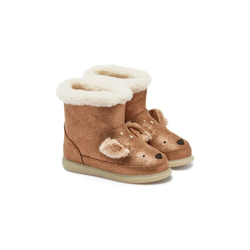 Donsje sběhule dětské kožené Deloniek Boots Deer