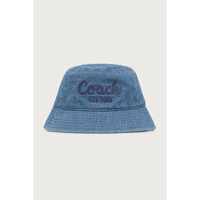 Coach bucket klobouk dámský džínový
