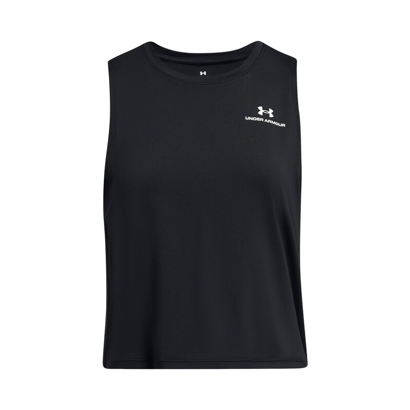 UNDER ARMOUR Sportovní top černá / bílá