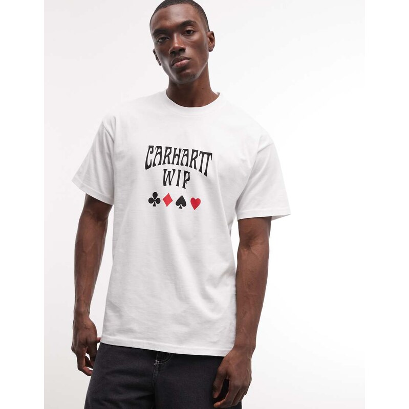 Carhartt WIP deck t-shirt in white