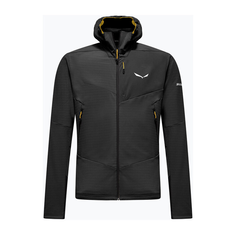 Pánská fleecová mikina Salewa Ortles Fleece Pro Hooded Black Out