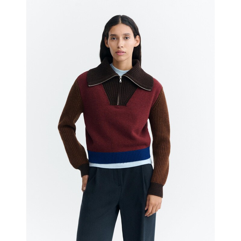 Thinking Mu Svetr Tanit Brown Block XS