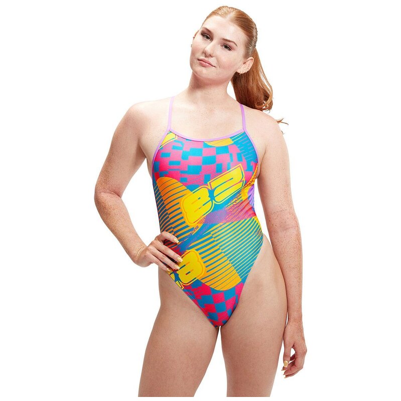 SPEEDO Dámské jednodílné plavky Speedo Allover Digital Vback