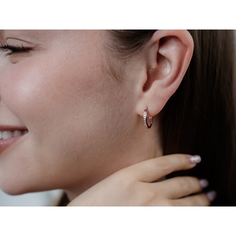 Olivie Stříbrné zirkonové kroužky ROSE 5739