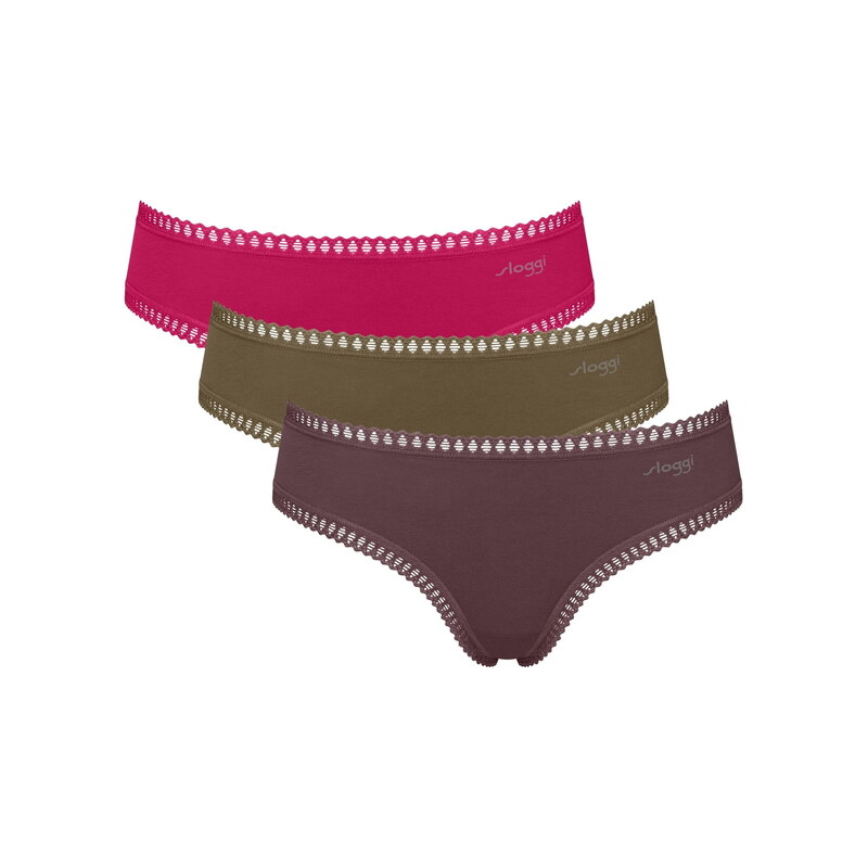 sloggi dámské kalhotky GO Crush Hipster C3P MULTIPLE COLOURS 23