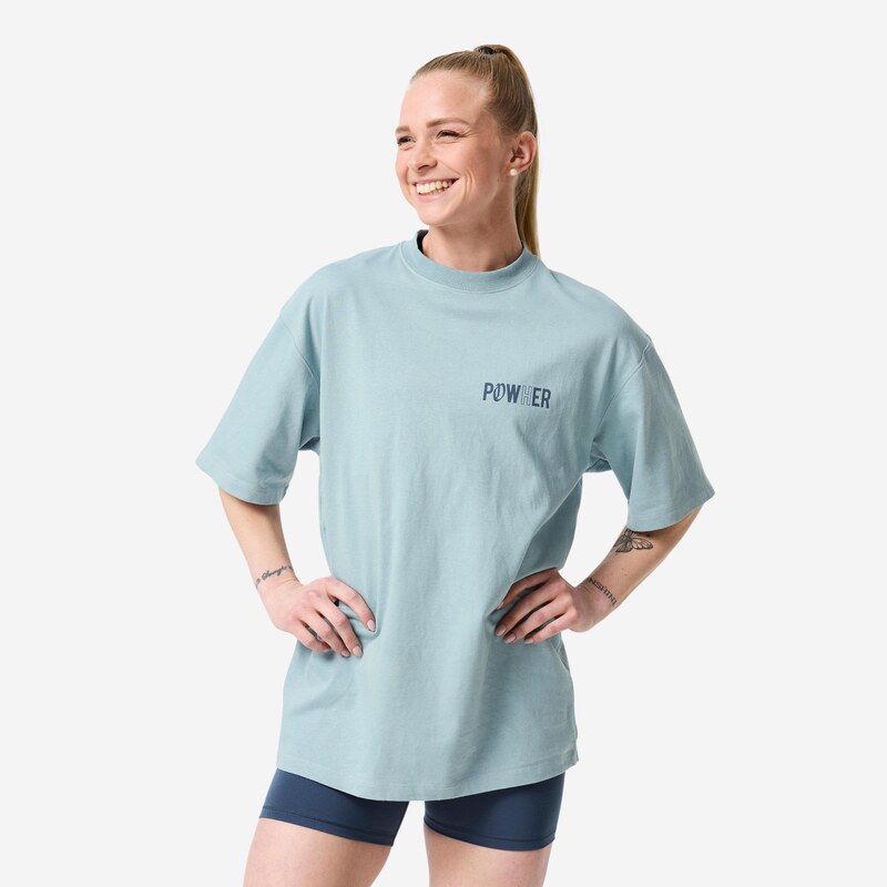 DOMYOS Dámské fitness tričko oversize