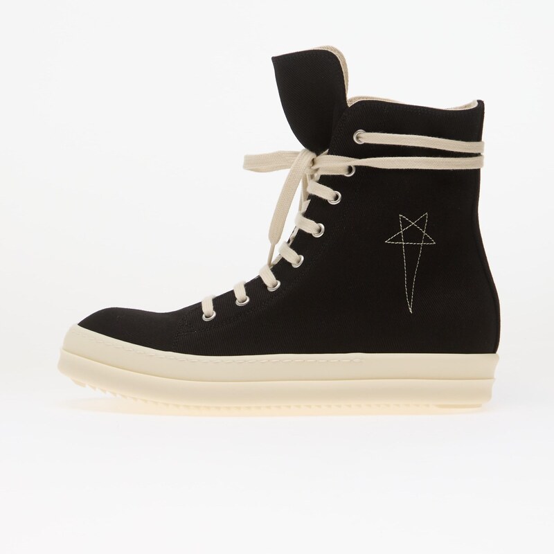 Tenisky Rick Owens DRKSHDW Denim Shoes - Vegan Sneaks Black/