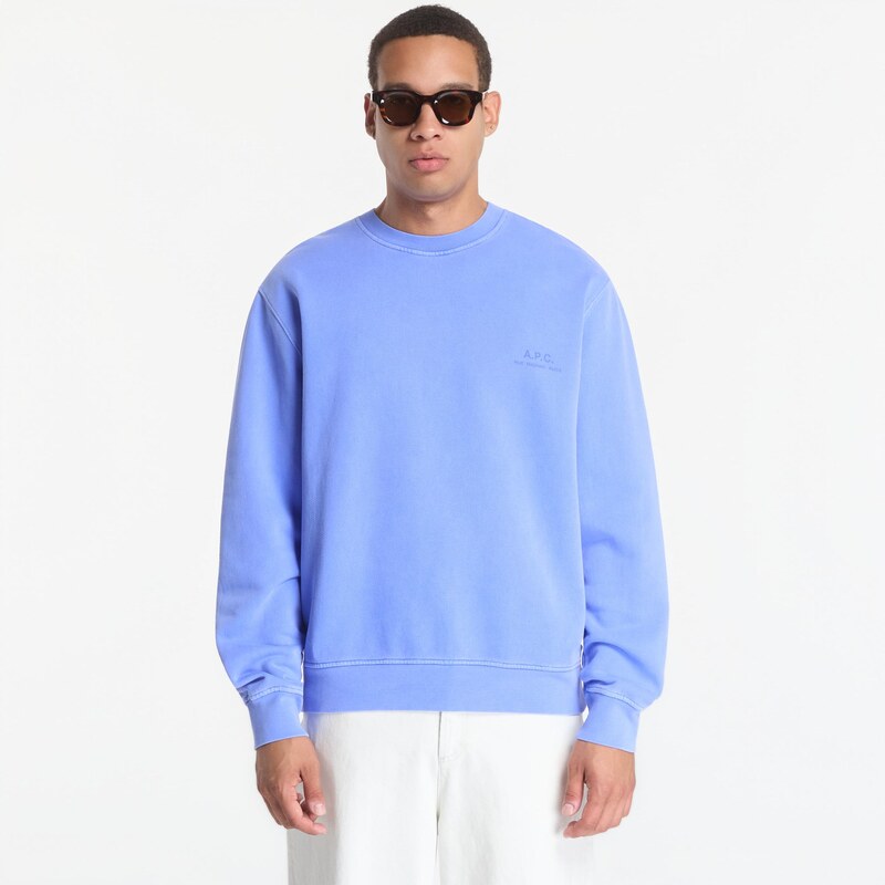 Mikina A.P.C. Sweatshirt Fernando Blueberry XL
