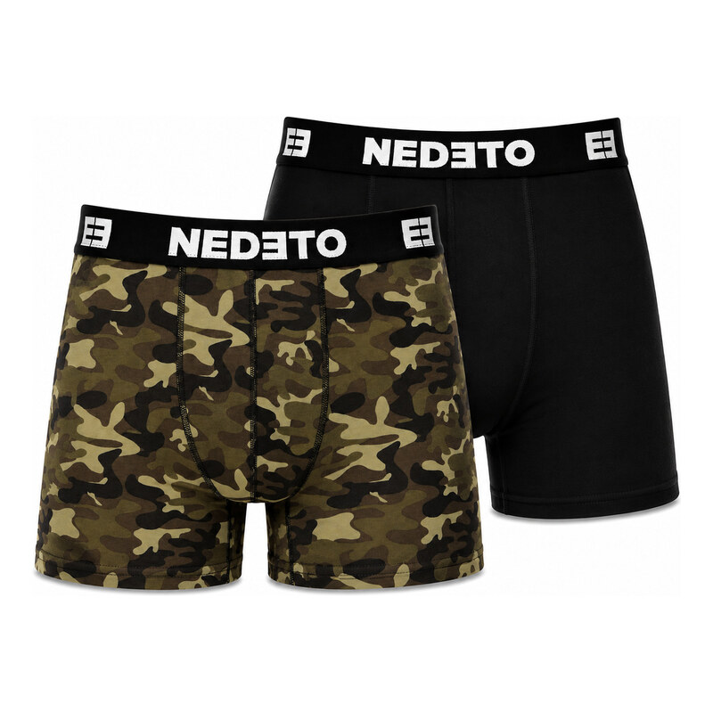 2PACK pánské boxerky Nedeto vícebarevné (2NBV24)