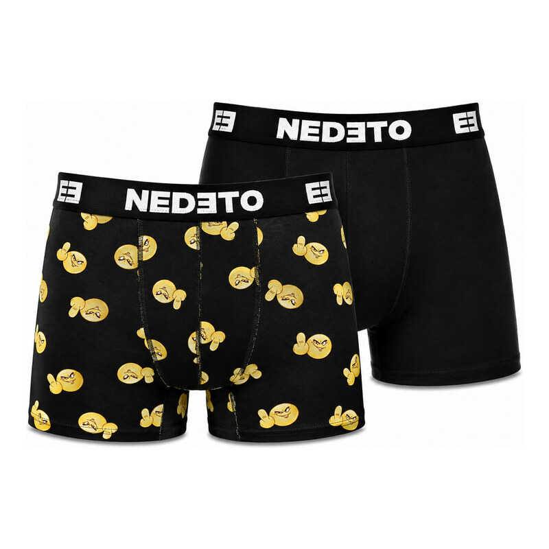 2PACK pánské boxerky Nedeto vícebarevné (2NBV26)