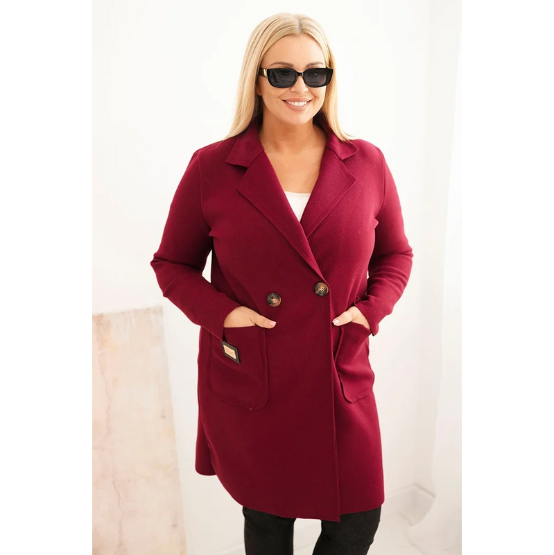 Kesi Dámský kabát Plus Size 5274