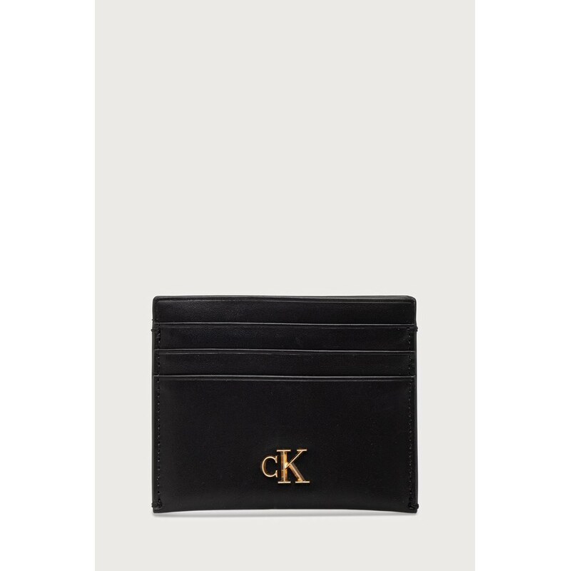 Calvin Klein pouzdro na karty dámské kožené