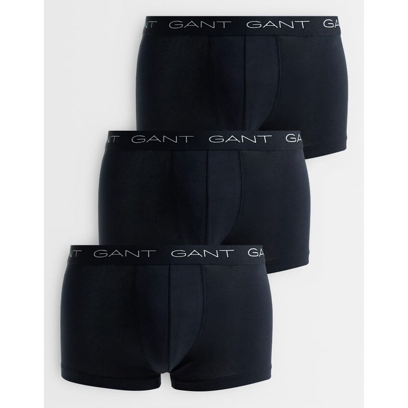 GANT 3-pack trunks in black