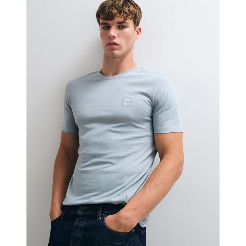 BOSS Orange Tales logo t-shirt in grey