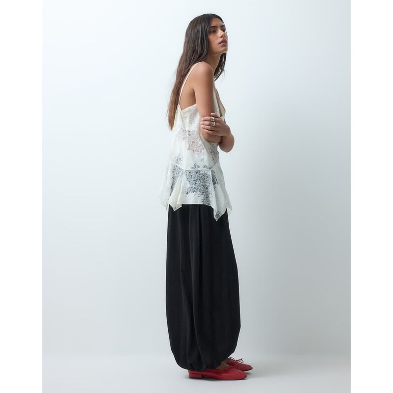 Miss Selfridge balloon pants in black