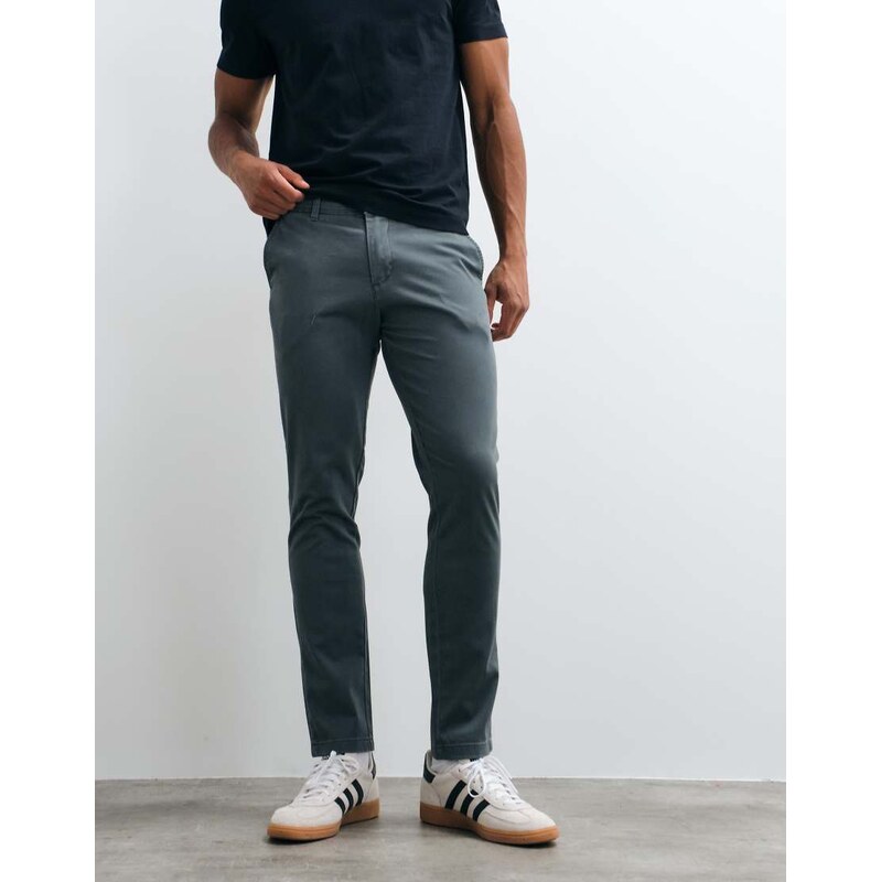 Jack & Jones slim fit chinos in slate blue