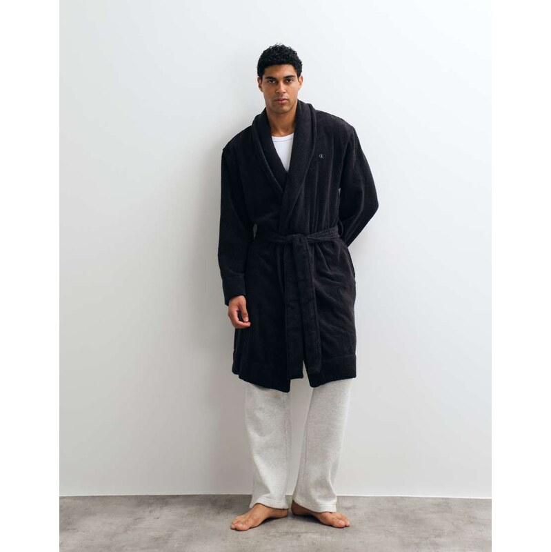 Calvin Klein dressing gown in black