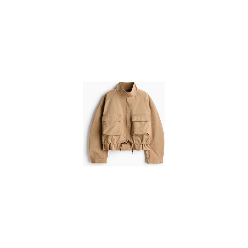 H&M - Oversized bunda utility - Béžová
