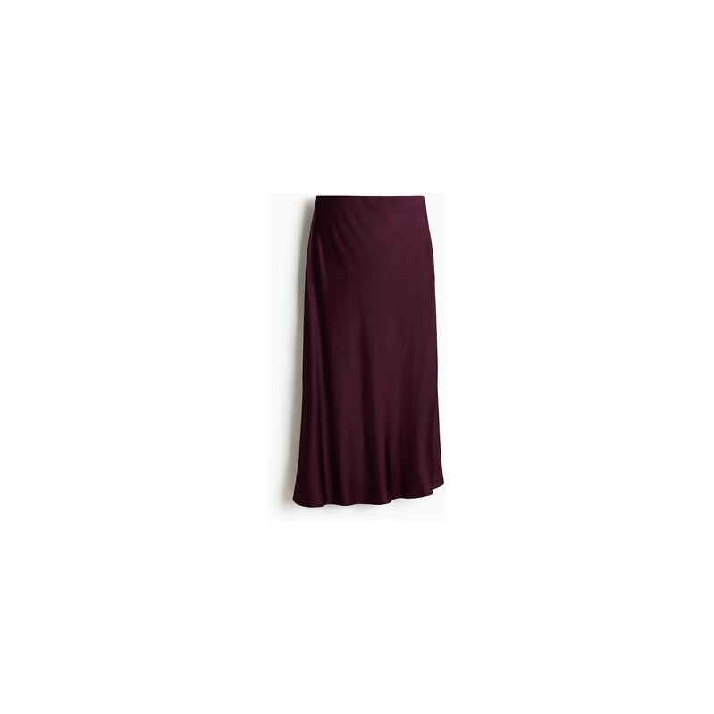 H&M - Sukně midi - Vínová