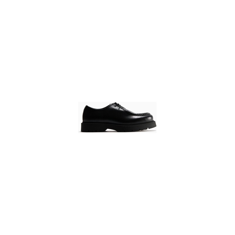 H&M - Polobotky blucher - Černá