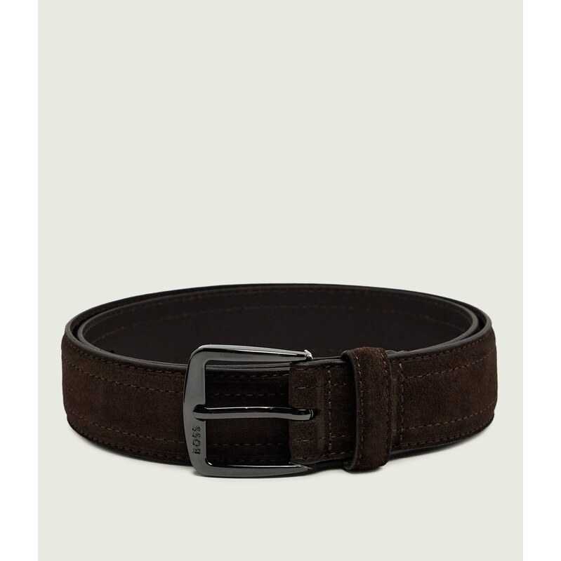 BOSS BLACK Opasek Syhr-SdSw_Sz35 | semiš