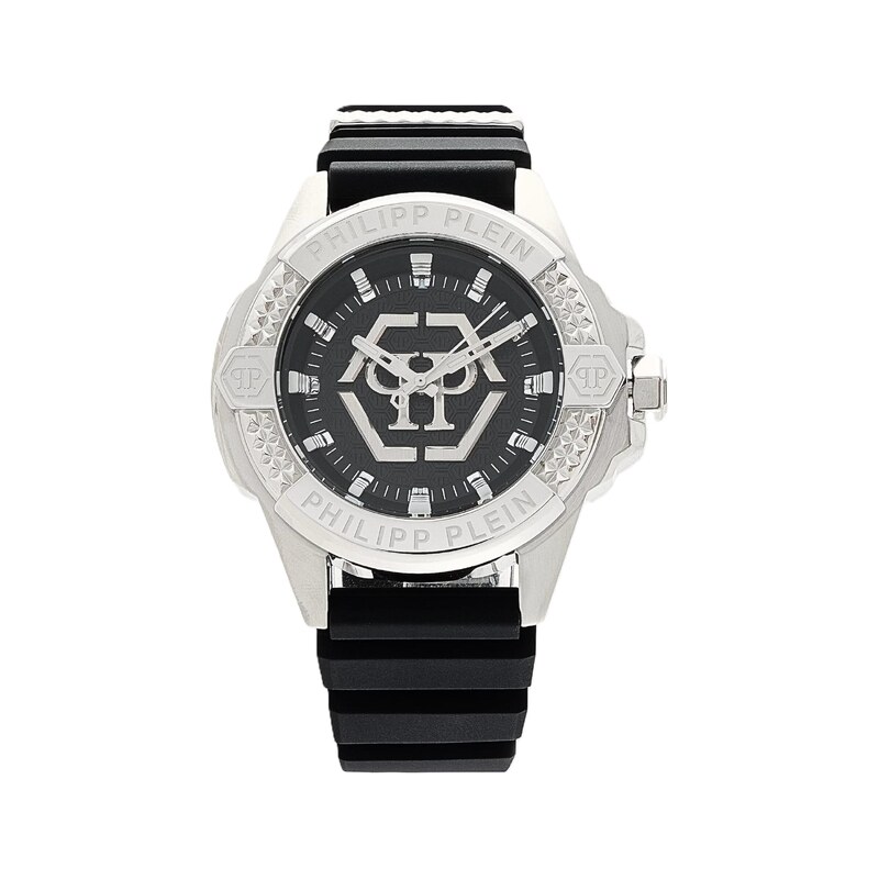 Philipp Plein Analogové hodinky černá / stříbrná