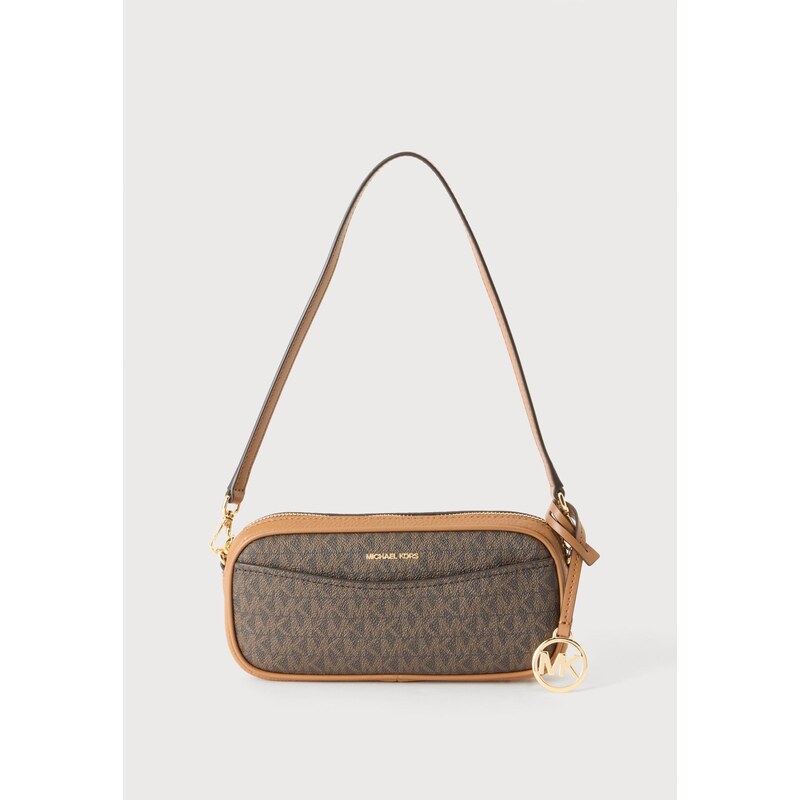 MICHAEL Michael Kors Taška přes rameno hnědá / tmavě hnědá