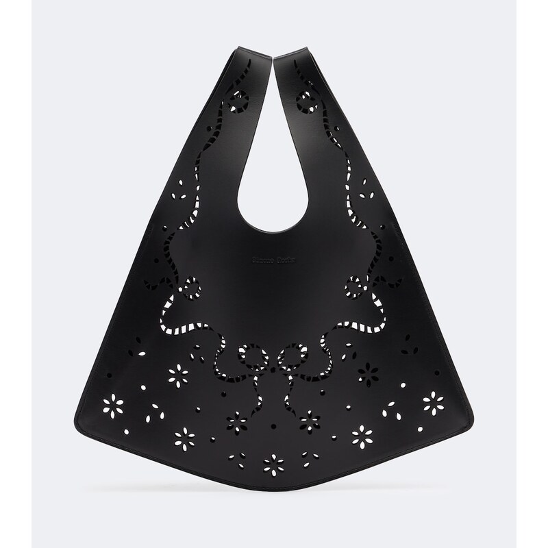 Simone Rocha Mini floral leather shopper