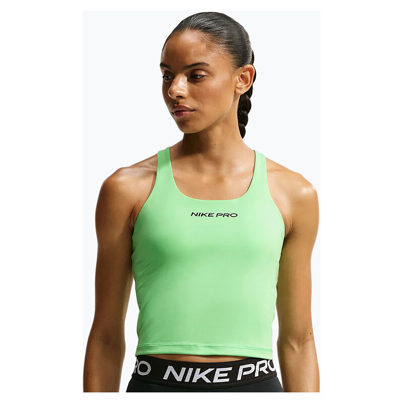 Dámské tréninkové tričko Nike Pro Sculpt illusion green/cucumber