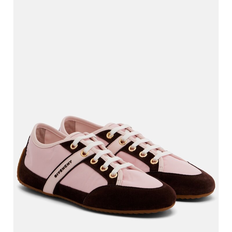 Givenchy Slim tenisky s kůží v barvě hnědo-růžové