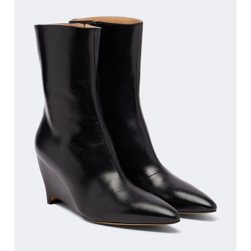 Maison Margiela Heel-Less leather ankle boots