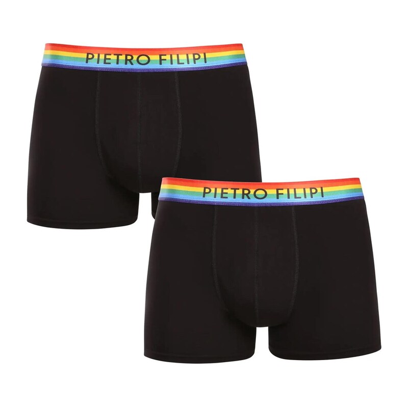 PIETRO FILIPI Pánské boxerky rainbow 2PACK (2PBG1)