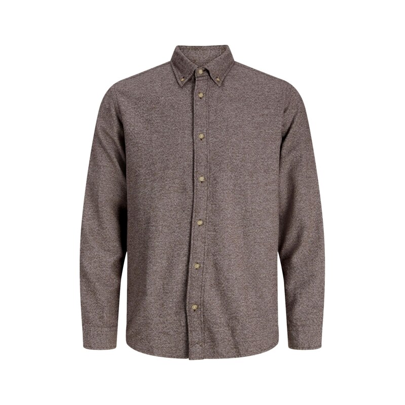 JACK & JONES Košile JPRBLUHARVEY hnědý melír