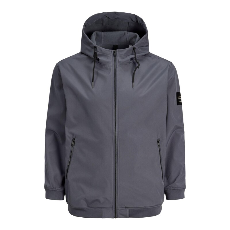 Jack & Jones Plus Přechodná bunda tmavě šedá