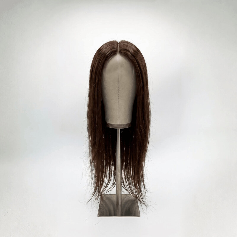 Clipinhair Dámské Clip In Tupé - STŘEDNĚ HNĚDÁ