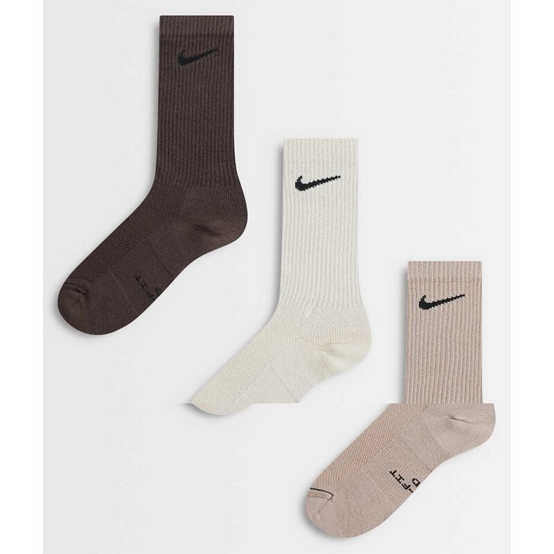 Nike Everyday Elevate 3 pack crew socks in multi