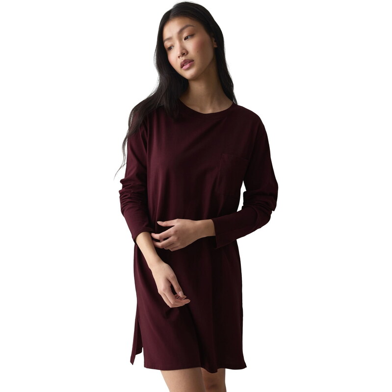 Triumph noční košile Nightdresses Good NDK LSL 08 P CLARET