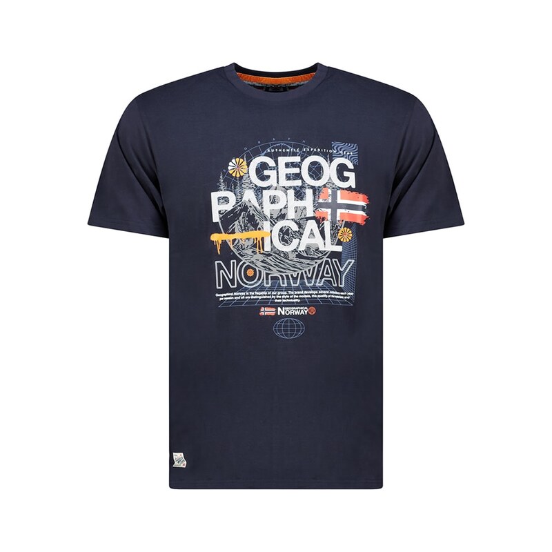 Tričko Geographical Norway Dunkelblau 7556355
