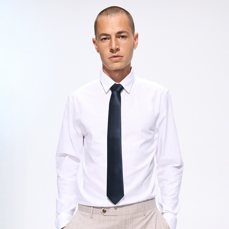Reserved - MEN`S SHIRT - bílá