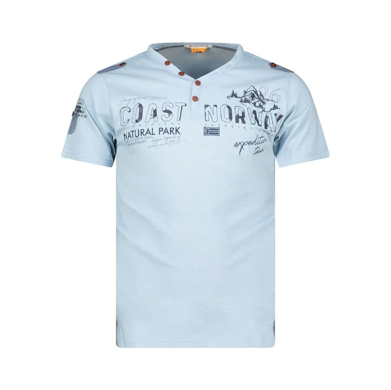 Tričko Geographical Norway Hellblau 1723368