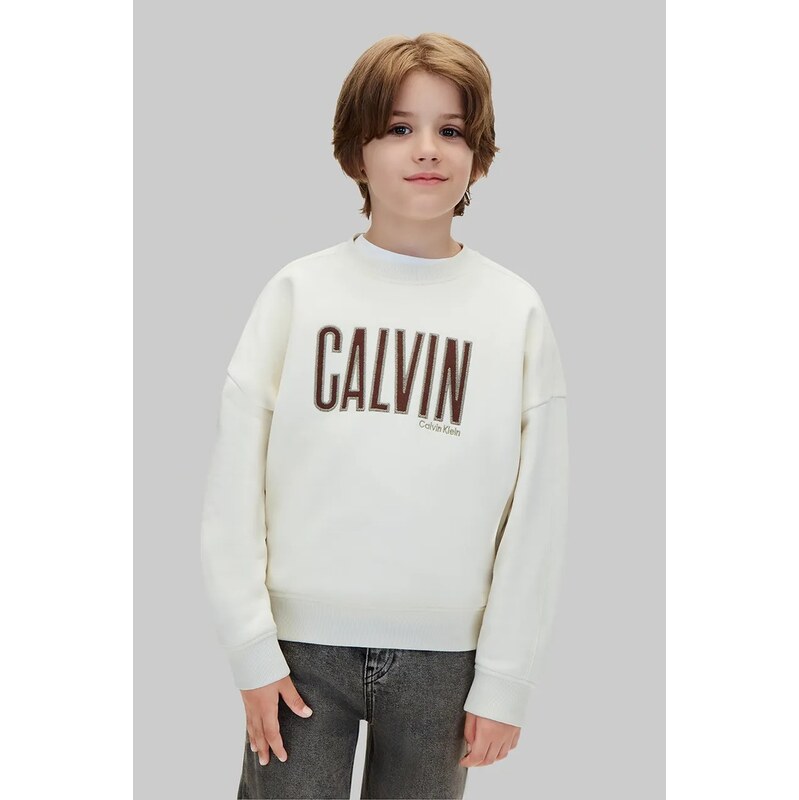 Calvin Klein Jeans mikina dětská s bavlnou