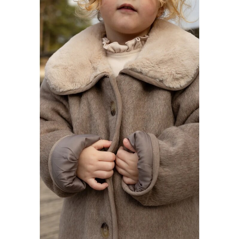 Donsje bunda dětská s vlnou Levian Jacket