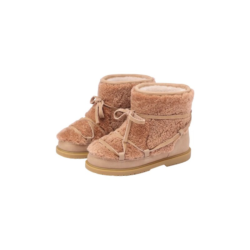 Donsje boty zimní dětské kožené Cassia Boots