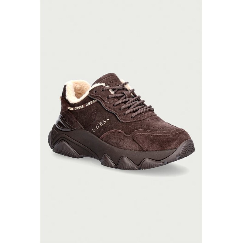 Guess MICOLA3 sneakers boty dámské semišové