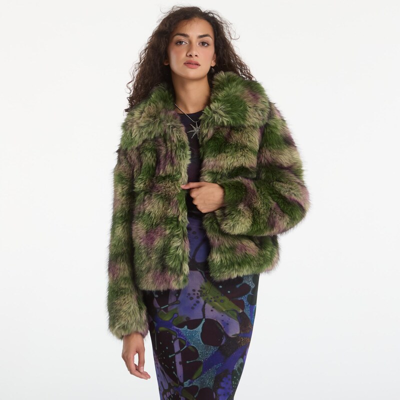 Kabát Desigual Camomille Lacroix Coat Green L