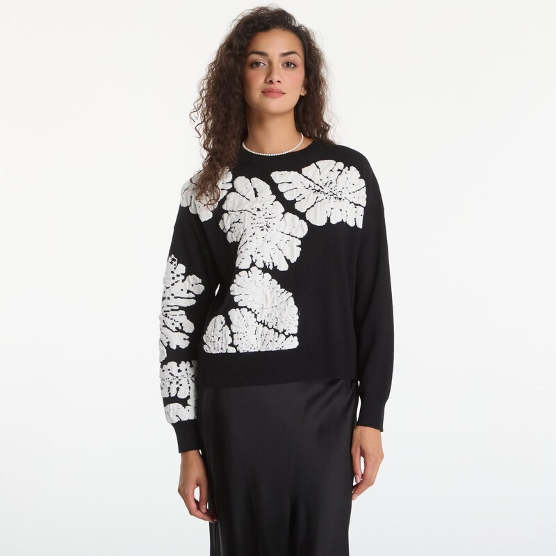 Svetr Desigual Bubbles Lacroix Black S