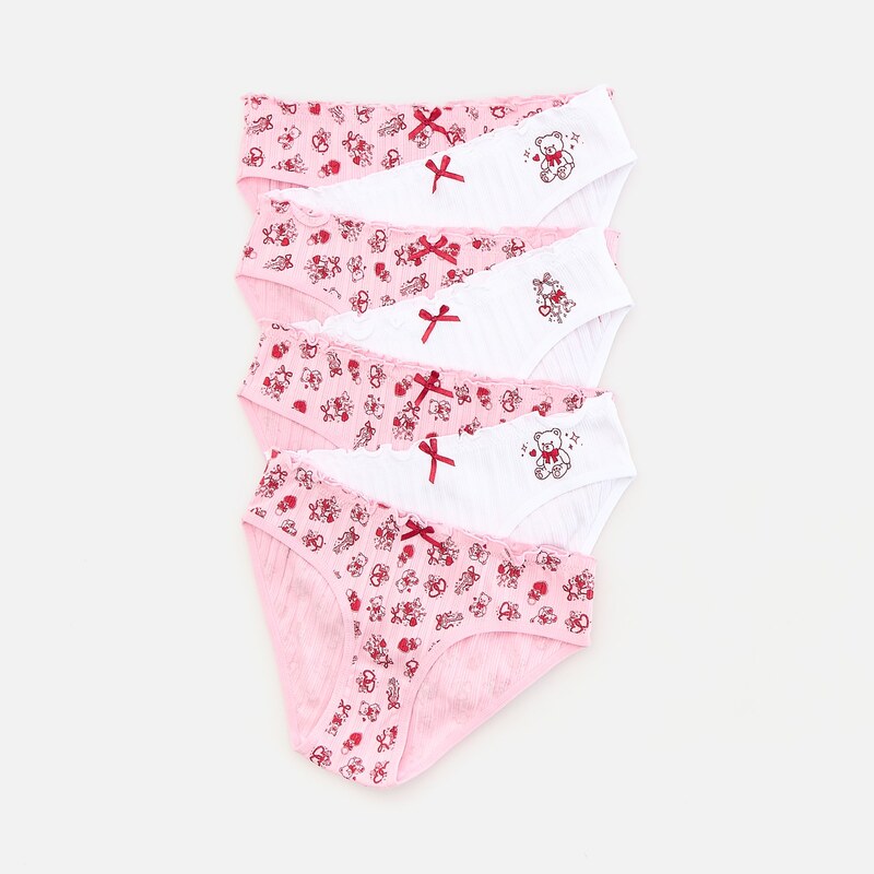 Reserved - GIRLS` BRIEFS MULTI - vícebarevná