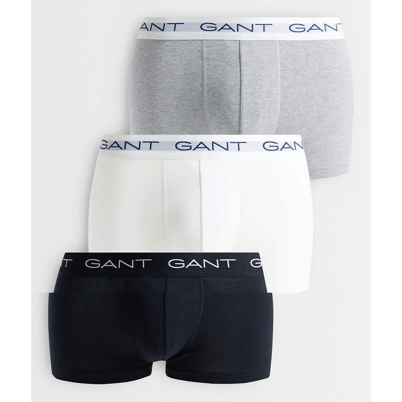 GANT 3-pack trunks in light grey