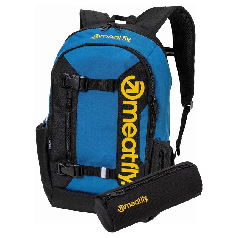 Meatfly batoh Basejumper Super Teal / Honey 22 L + PENÁL ZDARMA